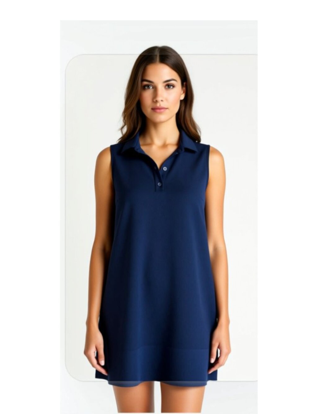 Calvin Klein Dress Women's Navy Blue Sleeveless Dress. Size 16